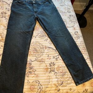 Lee Men's Dark Blue Straight Jeans